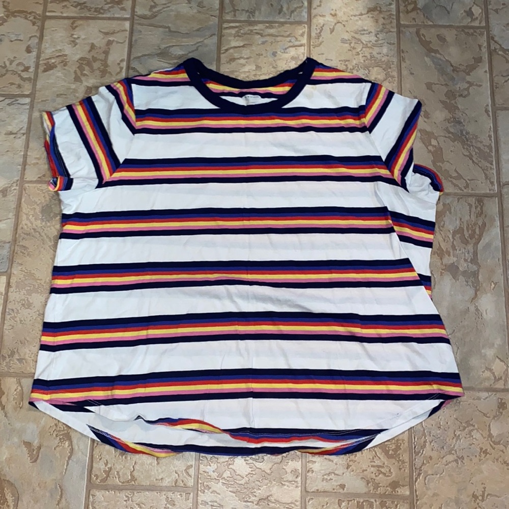 Old Navy Multi-Colored Striped Shirt